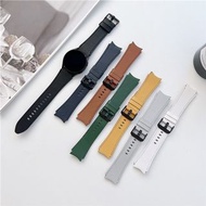 包郵 Samsung Galaxy Watch 5 錶帶 💕Leather strap watch band 皮質 (7 colors) 💕 Samsung Galaxy watch5 / 5pro /watch 4/ watch 4 Classic /watch 3/ Watch Active2