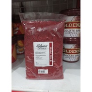 La Kreiva Crumble Fine Crumble Biscuits Red Velvet 500 Grams