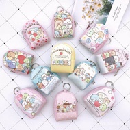 [PipiGO]Sumikko gurashi Keychain Wallet Coin Pouch Box Sumiko Summiko Gurashi Coin Purse women Sumikkogurashi Bag Cartoon Corner Biology Mini Backpack Zero Wallet Coin Pack Cute Corner Biology Backpack Pendant Key Pack Keychain