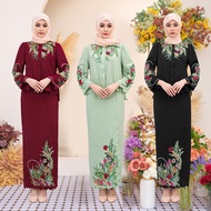 BAJU KURUNG MODEN Sulam Plain baju raya 2025 viral baju raya 2025 baju kurung raya 2025 viral