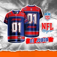 Oversized NFL Streetwear Jersey - EDISI NFL NEGERI