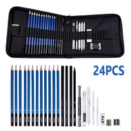 Uni Art 35/71/145 PCS Sketch pencils Set Professional Drawing Art Pencils Eraser Kit
