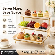 Multi-Tier Dessert Display Stand 3-Tier Food Display Stand Fruit Arrangement Stand