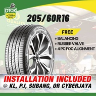 [Installation Provided] New Tyre 205/60R16