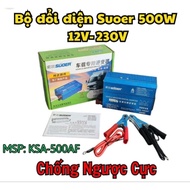 Anti-reverse polarity power converter 500W 12V to 230V - KSA- 500AF