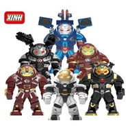 Avengers Compatible LEGO Hulkbuster War Machine Iron Man Hulk Assembling Boy Building Blocks