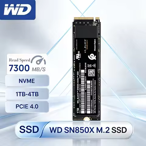 Western Digital SN850X 1TB 2TB 4TB WD_BLACK M.2 2280 NVMe PCIe Gen 4.0x4 SSD Solid State Drives for 