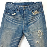 LEVI’S LEVIS LVC VINTAGE 44501 0075 501 J22 J17277 0204 大戰 日本 青山 限定 破壞 潑漆 潑墨 水洗 刷舊 刷破 牛仔褲 長褲 褲子 休閒褲 