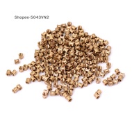 [RE] 200pcs M3*4 copper nut inserts embedded parts copper knurl nut200pcs ♥R♥
