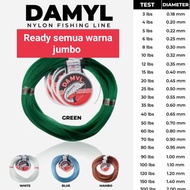 DAMYL string 70 lbs -600 LBS fishing line DAMYL BLUE damyl PUTIH damyl IJO damyl MAMBO