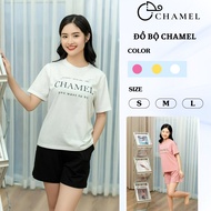 CHAMEL women's set of high quality cotton, soft and cool summer shorts, super comfortable to wear at