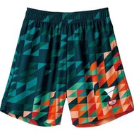 【💥日本直送 】 VICTAS 乒乓球 比賽短褲 男女通用 綠色配橙色 2XS-4XL