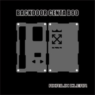 HITAM Backdoor Centa B80/Centaurus B80 Acrylic Panel Black Doff - Transparent by Ultimate Customitat