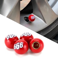 Car Decoration Tire Valve Cap Modified Cute 666 Core Cover Motorcycle Universal Copper Decorative Mu
