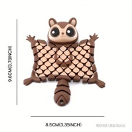 Honey-bag Weasel Joint Movable Ornaments 3D Printing Simulation Weasel Weasel Model Creative Desktop