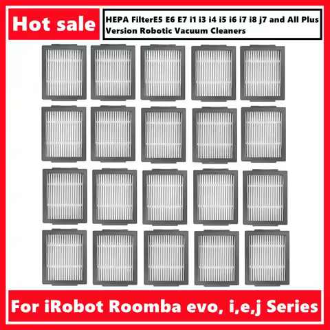 HEPA Filter for IRobot Roomba Evo, I,e,j Series:E5 E6 E7 I1 I3 I4 I5 I6 I7 I8 J7 and All Plus Versio