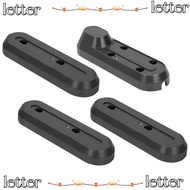 LETTER 4Pcs/Set Wheel Hub Protective Cover, Electric Scooter Accessory Plastic Wheel Hub Cap, Black 