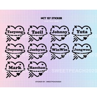 Nct 127 DREAM WAYV Love Talk Sticker Hologram Lightstick