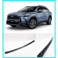 Toyota Corolla Cross 2021 - 2023(BLACK CHROME) REAR BUMPER GUARD TRUNK PROTECTOR STAINLESS STEEL