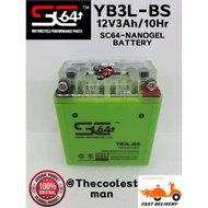 🔥💯%ORIGINAL❗️ SC64 Motorcycle Nanogel Battery YB3L / YB5L / YTZ5S / YTZ7S / YTZ8 / YTX9 🔥FAST SHIPPP