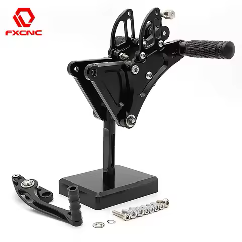 Motorcycle Footpeg Rearset Pedal For BUELL XB9S XB12S XB9R XB12R XB 9 Adjustable Aluminum Alloy Rear