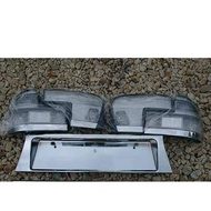 Tail lamp lampu chrome albino clear white proton wira