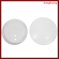 💡 Penutup Lampu Siling Bulat Elegan PVC Putih