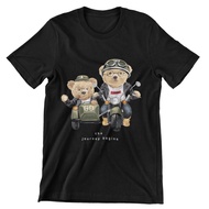KATUN Ba065 T-Shirt Cute Bear The Journey Begins Cotton Combed 30s