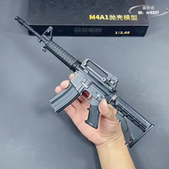 合金軍模m4a1突擊步槍模型仿真拋殼金屬槍玩具擺件1:2.05不可發射