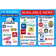 Gcash Landscape with Pay bills & Bank Transfer