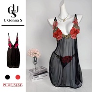U Gonna S A-Line Plus Size Sleeveless Sleepwear