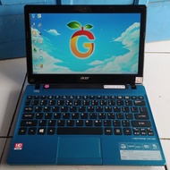 Acer Aspire One D725 Biru RAM 2GB HDD 320GB AMD C-70 Notebook Second