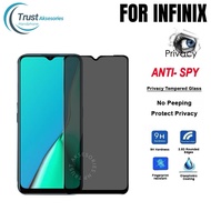 TEMPERED GLASS SPY PRIVACY INFINIX HOT 40i/40 PRO/11 PLAY/10 PLAY/9 PLAY/12 PLAY/20 PLAY/30 PLAY/30i