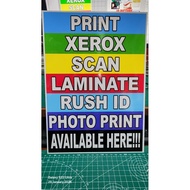 PRINT / SCAN / XEROX A4 SIZE SINTRA BOARD SIGN