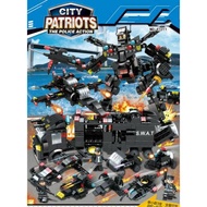 [TM55]470pcs Mainan Balok Susun Polisi Swat / Lego Police Swat