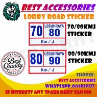 80/90KMJ STICKER  OR 70/80KMJ STICKER HIGH QUALITY