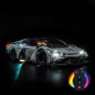 BRICK BRINE Light Set No Main Body Suitable For LEGO 42214 Lamborghini Revuelto Super Sports Car