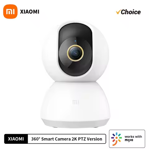 Xiaomi Smart Home Security Camera Mi PTZ 2K 360° Webcam 1296P 3 Megapixel AI Human Detection Night V