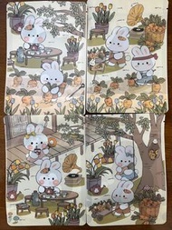 小兔蘿蔔園 包裝袋 零食袋 分裝袋 禮品袋 禮物袋 收納袋 半透明收納袋