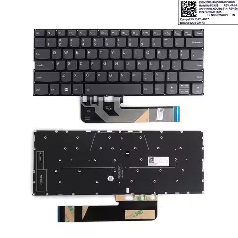 New Genuine US Keyboard for Lenovo Yoga 6-13ARE05 6-13ALC6 Gray with Backlit
