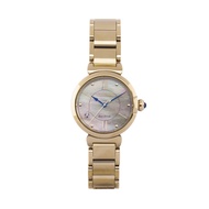 Citizen L Lady Stainless Rose Gold Plating Steel Bracelet and White Mother of Pearl Dial - Eco Drive
