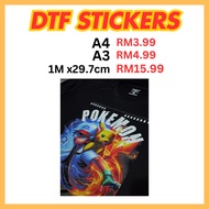 DTF Custom printing dtf film printing Iron On Heat Transfer Patch  head press film DTF Heatpress Fil