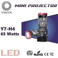 Vinyx y7-H4 led mini projector Lamp y7d 65w projector Lens H4 Car Motorcycle Quality