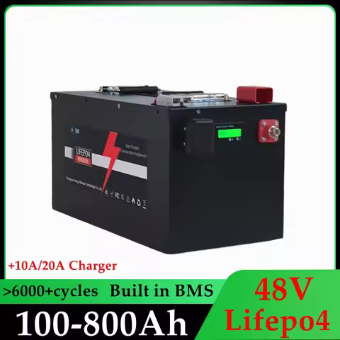 Lithium Battery 48V 400Ah 100Ah 200Ah 300Ah 500Ah 600Ah 700Ah 800Ah Lifepo4 for 4KW 9KW Solar System