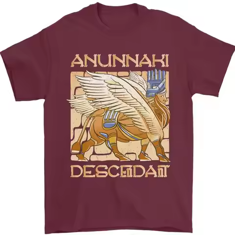 Anunnaki Descendant Ancient Egyptian God Egypt Mens T-Shirt 100% Cotton