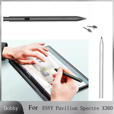 NEW 4096 Stylus Pen For HP ENVY Pavilion Spectre X360 Elitebook Tablet Pen Rechargeable Metal Magnet