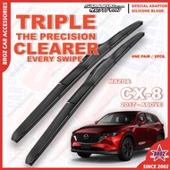 [Mazda CX-8 2017 - Above] SAMURAI Wiper Mazda CX-8 Silicone Wiper Water Repelling