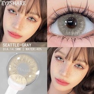 EYESHARE Contact Lens Doll eyes 14.5mm 2pcs SEATTLE Gray Contact Lenses Brown Eye Lense Yearly Use