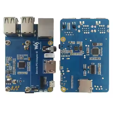 Raspberry Pi Zero 2W to 3B Adapter with USB Audio Sound Card Speaker Compatible 3B Case PI0 2 W USB 