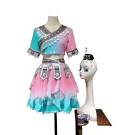 Style Girl Dance Costume Performance Costume Dongzu Yaozu Family Art Test Thailand Cambodia Malaysia